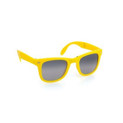 Gafas de sol clásicas plegables Amarillo