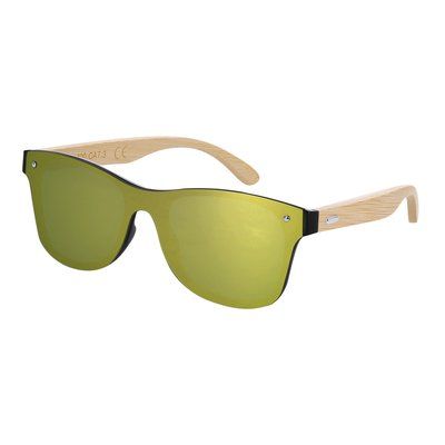 Gafas Sol Espejo UV400 Bambú Ama