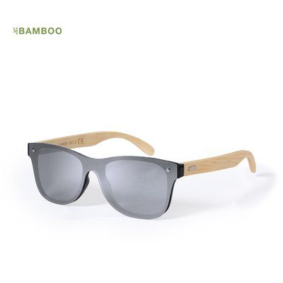 Gafas Sol Espejo UV400 Bambú