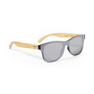 Gafas Sol Espejo UV400 Bambú
