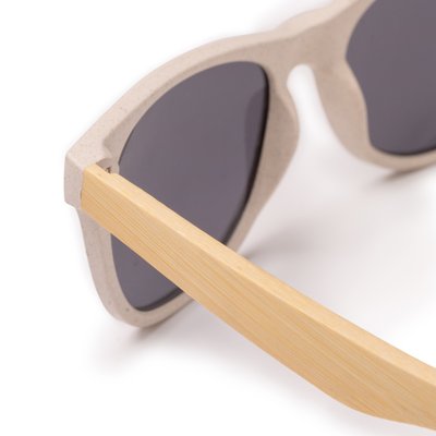Gafas de sol de fibra de trigo y bambú