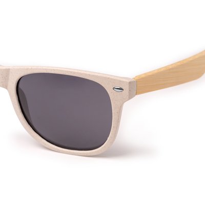 Gafas de sol de fibra de trigo y bambú