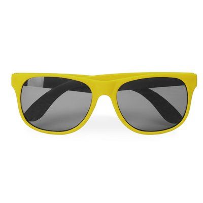 Gafas de sol mate con protección UV400 Amarillo Talla Única Adulto