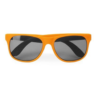 Gafas de sol mate con protección UV400 Naranja Talla Única Adulto