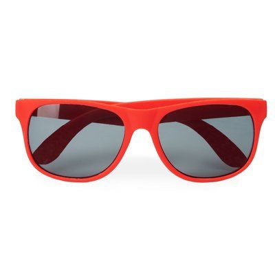 Gafas de sol mate con protección UV400 Rojo Talla Única Adulto
