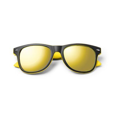 Gafas de sol con montura bicolor Amarillo