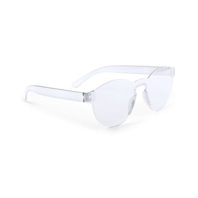 Gafas de sol sin montura de diseño monocolor Transparente