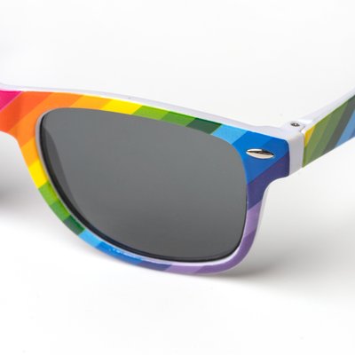 Gafas de sol multicolor con protección UV400