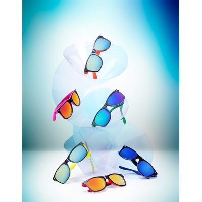 Gafas de sol promocionales con diseño multicolor
