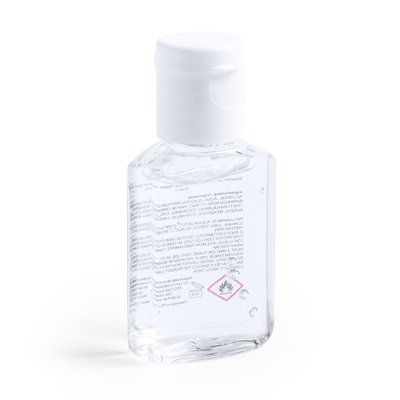 Gel hidroalcohólico personalizado con dosificador (15 ml) Blanco