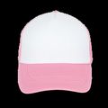 Gorra trucker con ajuste de plástico White / Aurora Pink