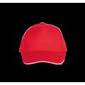 Gorra con sandwich contrastado Red / White