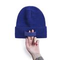 Gorro con etiqueta exterior personalizable