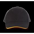 Gorra algodón grueso Black / Yellow / Red