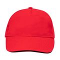 Gorra sandwich de 5 paneles 100 % algodón