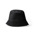 Gorro estilo bob 100% algodón adulto Negro Talla Única Adulto