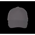 Gorra de algodón grueso con 5 paneles Slate Grey