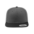 Gorra bicolor snapback Charcoal / Black