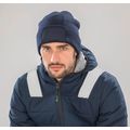 Gorro reciclado con parche de algodón