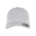 Gorra de rejilla bicolor ajustable Melange Silver / White