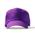 Gorra de algodón con modelos bicolor Púrpura Talla Única Adulto