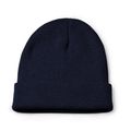 Gorro de poliéster doble capa Marino Talla Única Adulto