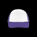 Gorra vintage poliéster Purple / White
