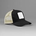 Gorra trucker de 5 paneles con parche Black/Stone