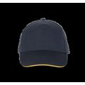 Gorra con sandwich contrastado Navy / Yellow