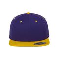 Gorra bicolor snapback Purple / Gold