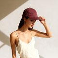 Gorra de algodón con efecto lavado