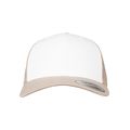 Gorra Retro con rejilla Khaki / White