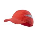 Gorra deportiva de 7 paneles con redecilla para el sudor Roj