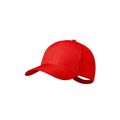 Gorra RPET ajustable con velcro Roj