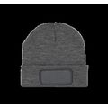 Gorro reciclado con parche Grey Heather