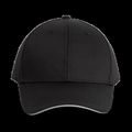 Gorra sandwich 6 paneles Black / Silver