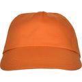 Gorra 5 paneles con ventilación Naranja Talla Única Adulto