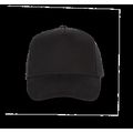 Gorra sarga visera precurvada Black