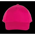 Gorra ajustable mediante tira autoadhesiva Fuchsia