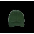Gorra de algodón 6 paneles ajustable Forest Green