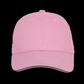 Gorra algodón grueso Dark Pink / Slate Grey
