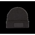Gorro reciclado con parche Dark Grey
