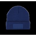 Gorro con parche y forro polar Royal Blue