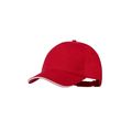 Gorra RPET con cierre de velcro Roj