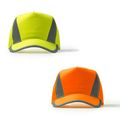 Gorra de poliéster con detalles reflectantes