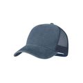 Gorra 5 paneles efecto lavado Mar