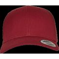 Gorra trucker retro con rejilla Cranberry