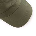 Gorra militar de algodón
