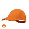 Gorra algodón peinado 6 paneles con cierre de velcro