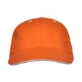 Gorra de algodón con cinta antisudoral Naranja UNICA